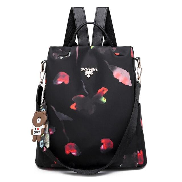Urban Explorer large polyester backpack in neutral tones, curved straps, sleek design for school and travel