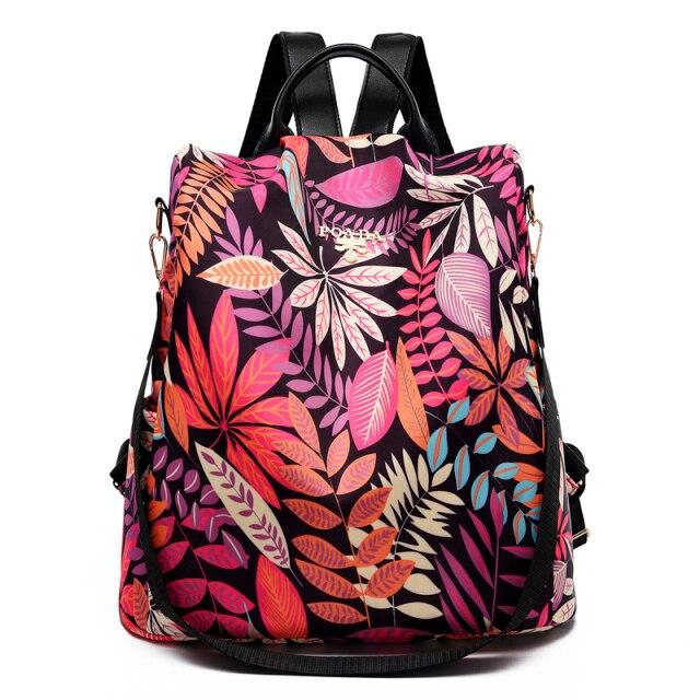 Urban Explorer large polyester backpack in sleek design with curved straps for school travel and shopping