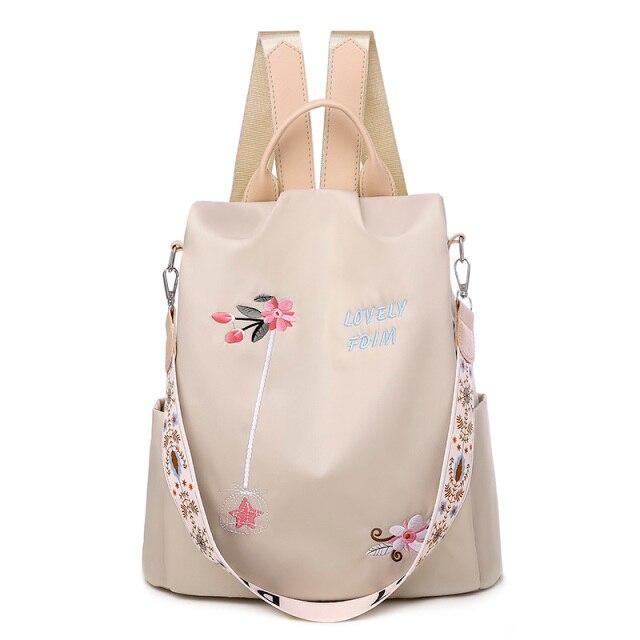 Urban Explorer large polyester backpack in neutral tone, curved straps, multi-compartment everyday carry