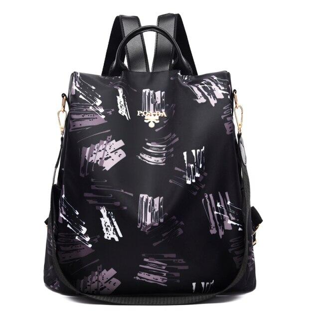 Urban Explorer large polyester backpack in sleek design with curved straps for school travel and shopping