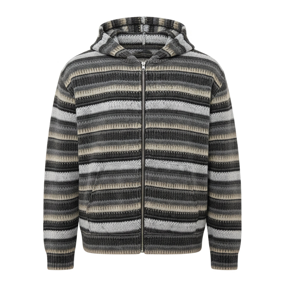Sienna hooded jacket woven cotton-polyester blend soft-washed finish loose fit urban style