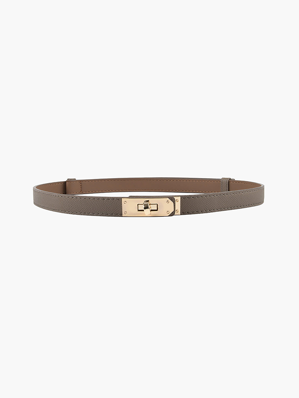 Slim black unisex polyurethane belt 1.8cm wide adjustable 55-97cm casual everyday wear