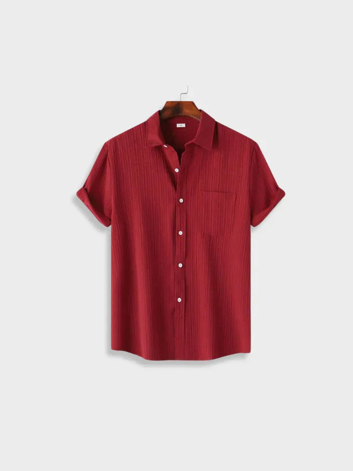 White classic luxury dress shirt slim fit with refined old money Marbella style for modern professionals