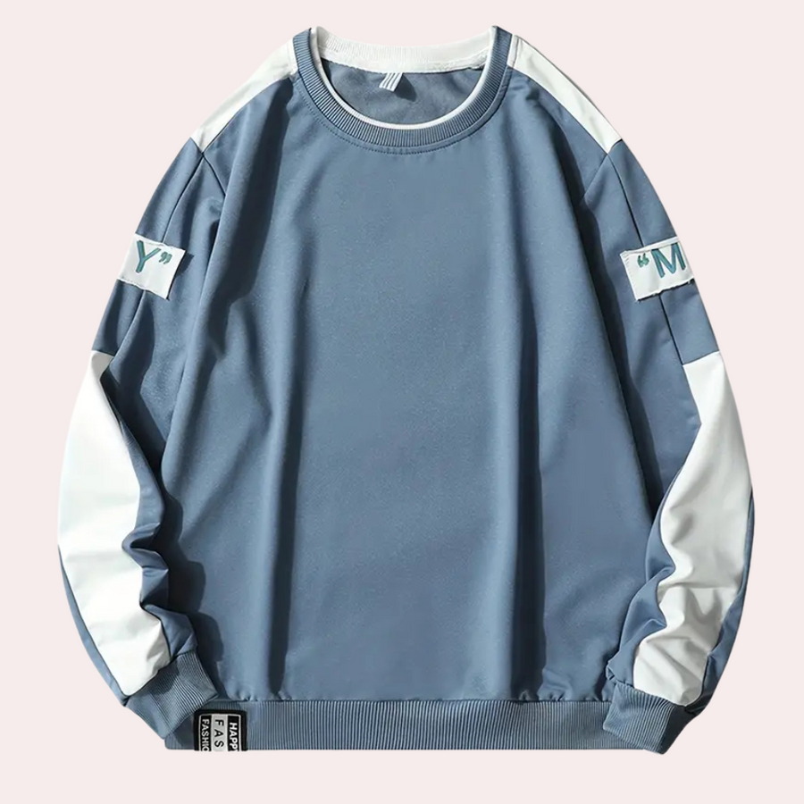 Bruce men's knit sweater in modern comfortable fit, stylish jumper for casual and evening wear