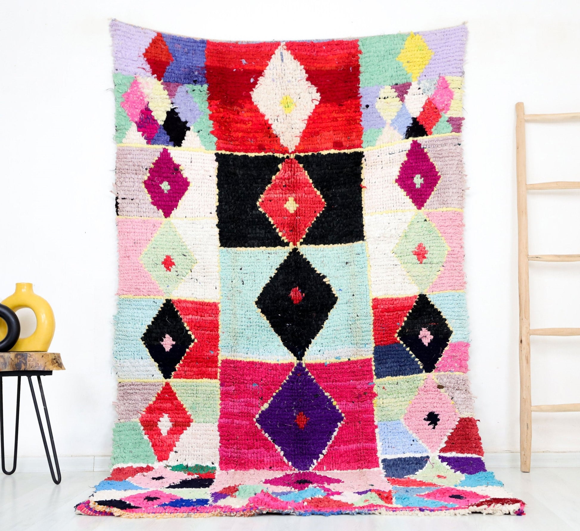 Bahya Moroccan Rug 4'6" x 8'3" - Urbann-Vibe