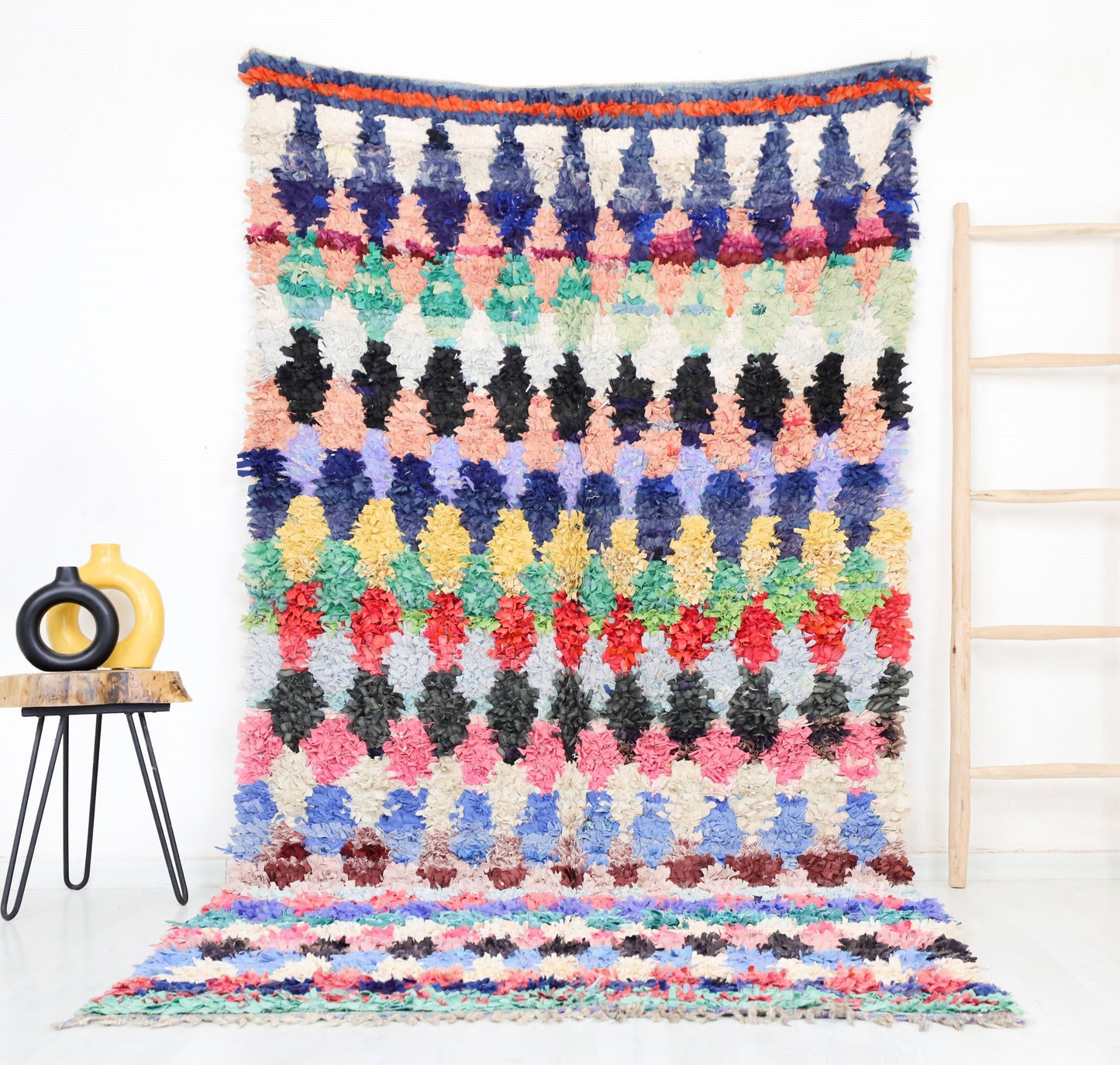 Jelila Moroccan Rug 4'7" x 9'3" - Urbann-Vibe