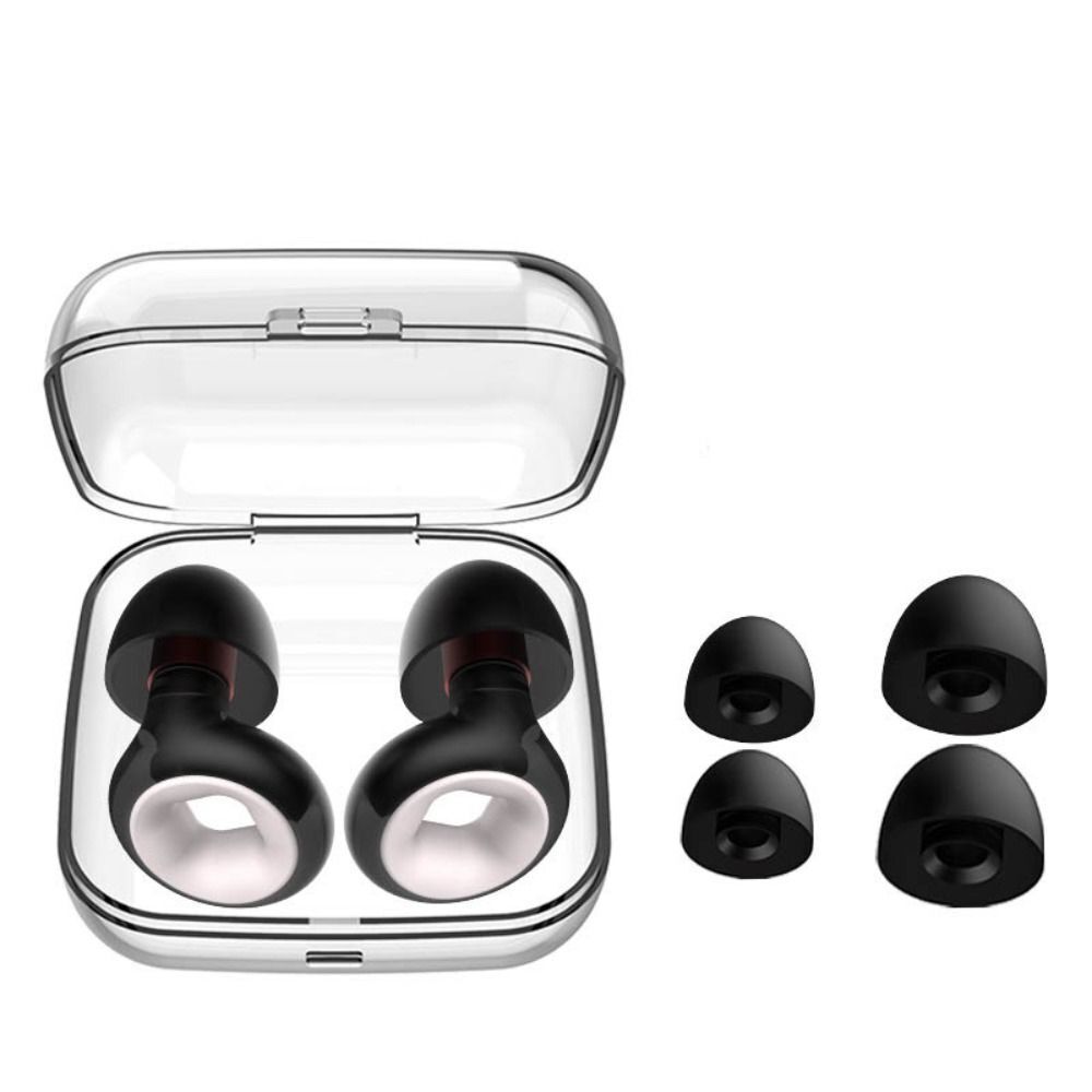 Soft hypoallergenic anti-snoring earplugs for deep sleep noise reduction ideal for light sleepers