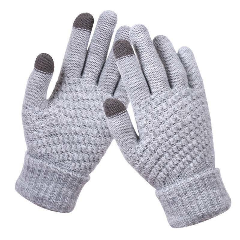 Sophie women's stretch knit gloves touchscreen-compatible elegant winter fashion one size fits most