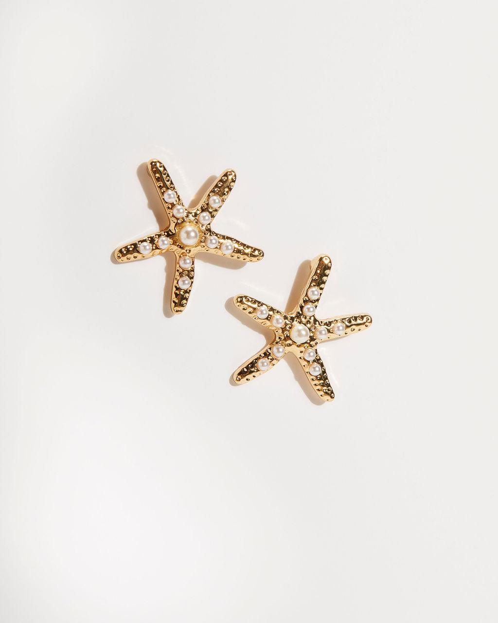 Dainty starfish drop earrings sea-inspired lightweight beach jewelry perfect coastal gift for women