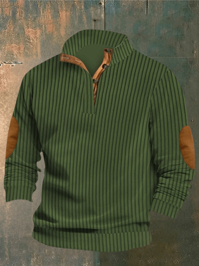 Women's gray ripped pullover sweatshirt with retro-inspired design and modern relaxed fit