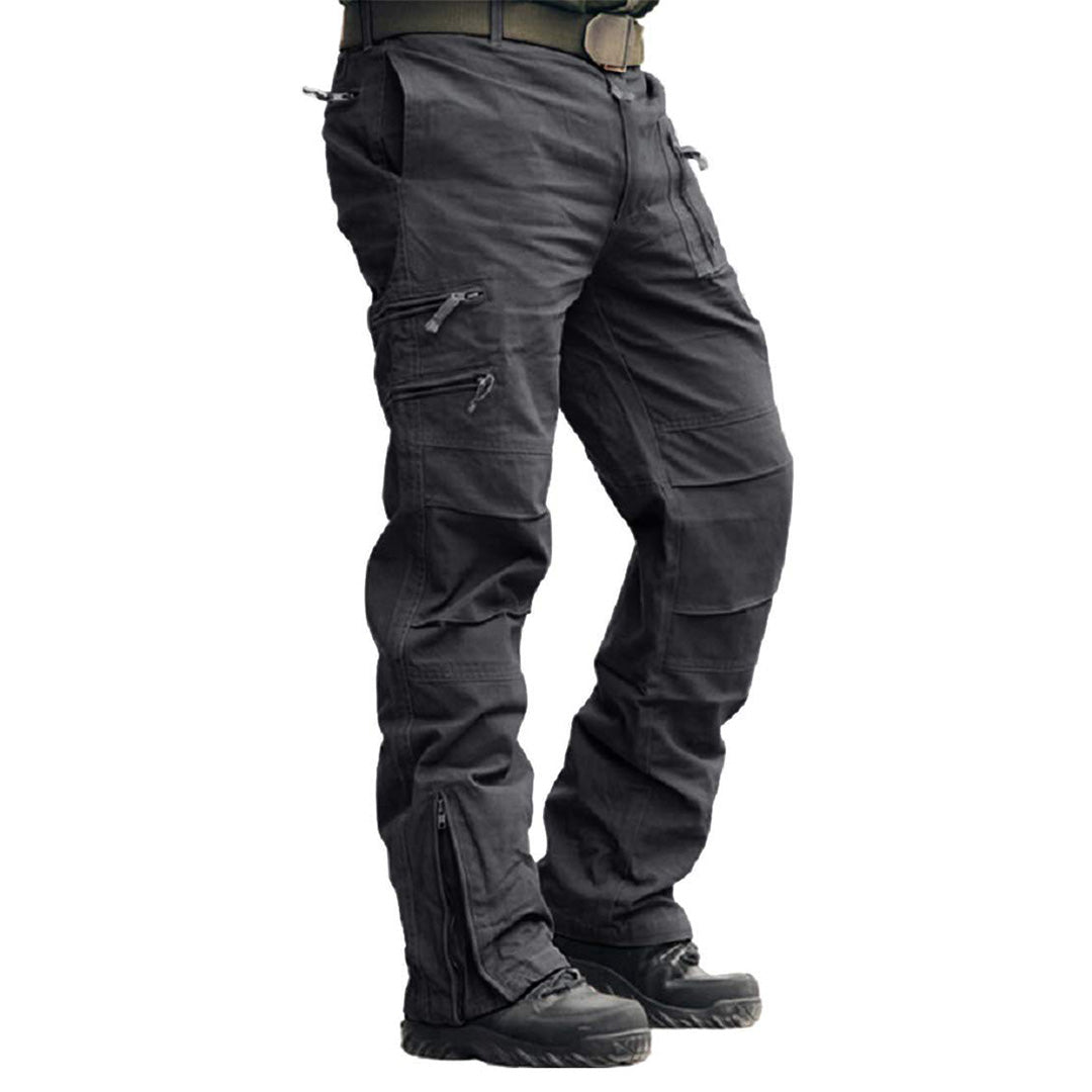 Men's tactical ripstop cargo pants olive green lightweight breathable elastic waistband outdoor hiking