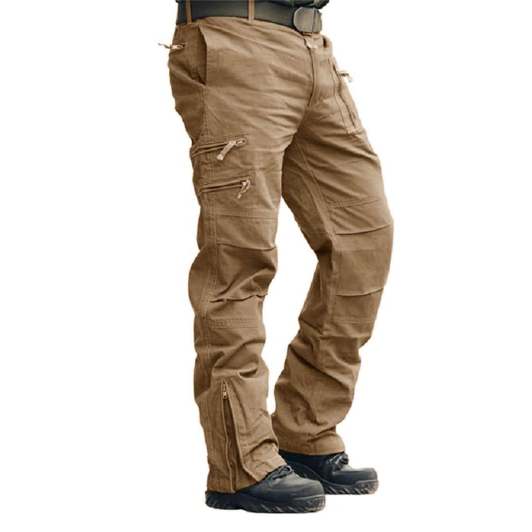 Men's tactical ripstop cargo pants olive green lightweight breathable elastic waistband outdoor hiking