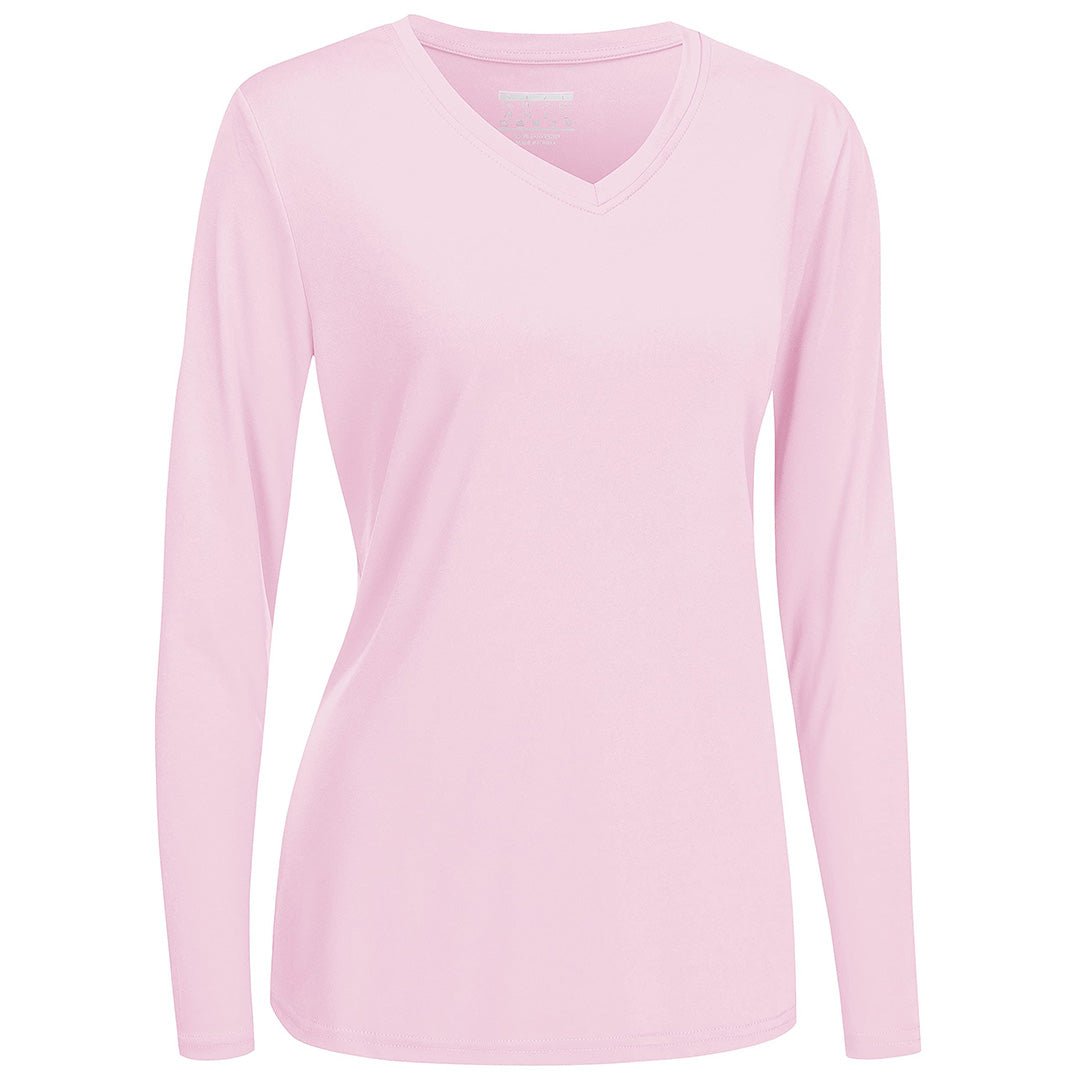 Women's lightweight UPF 50+ quick-dry hiking shirt, breathable polyester tee for active outdoors