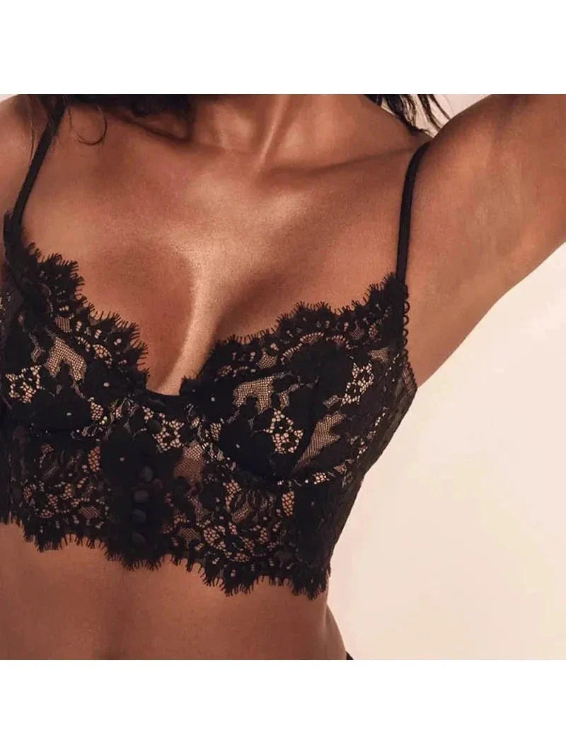 Taylor Italian lace push-up bra low-padding silhouette for seamless all-day lift and support