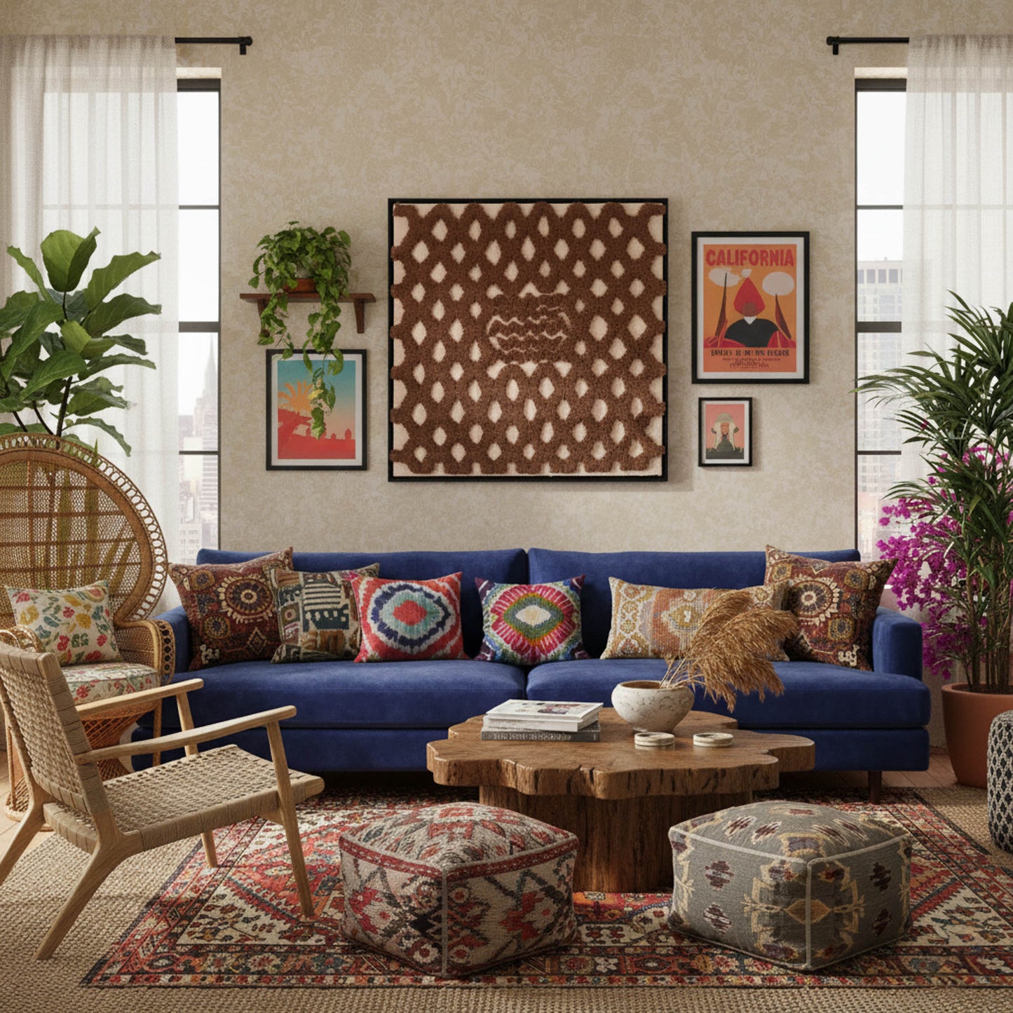 Terra Weaves Mid-size Edition – Handwoven Wall Art - Urbann-Vibe