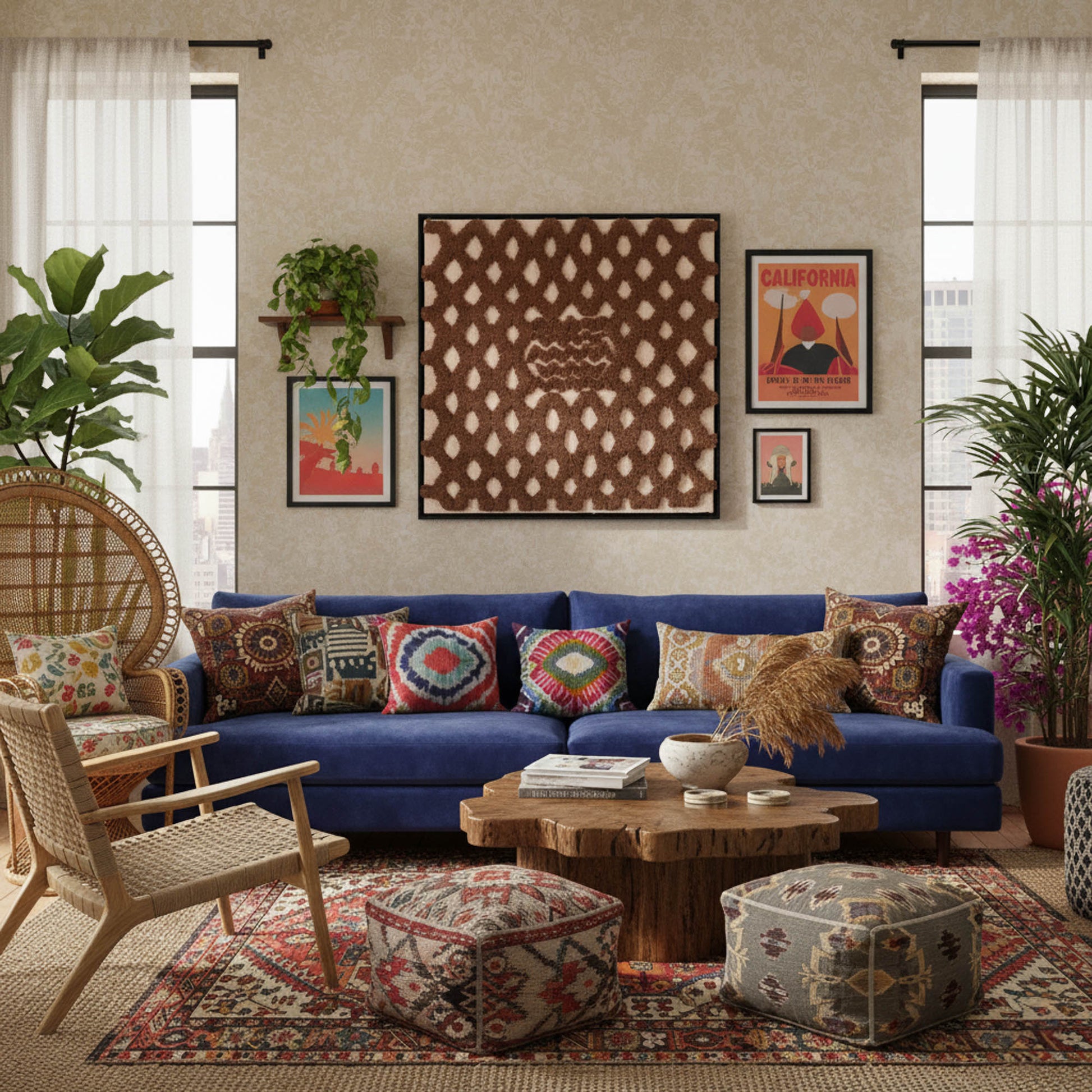 Terra Weaves Mid-size Edition – Handwoven Wall Art - Urbann-Vibe