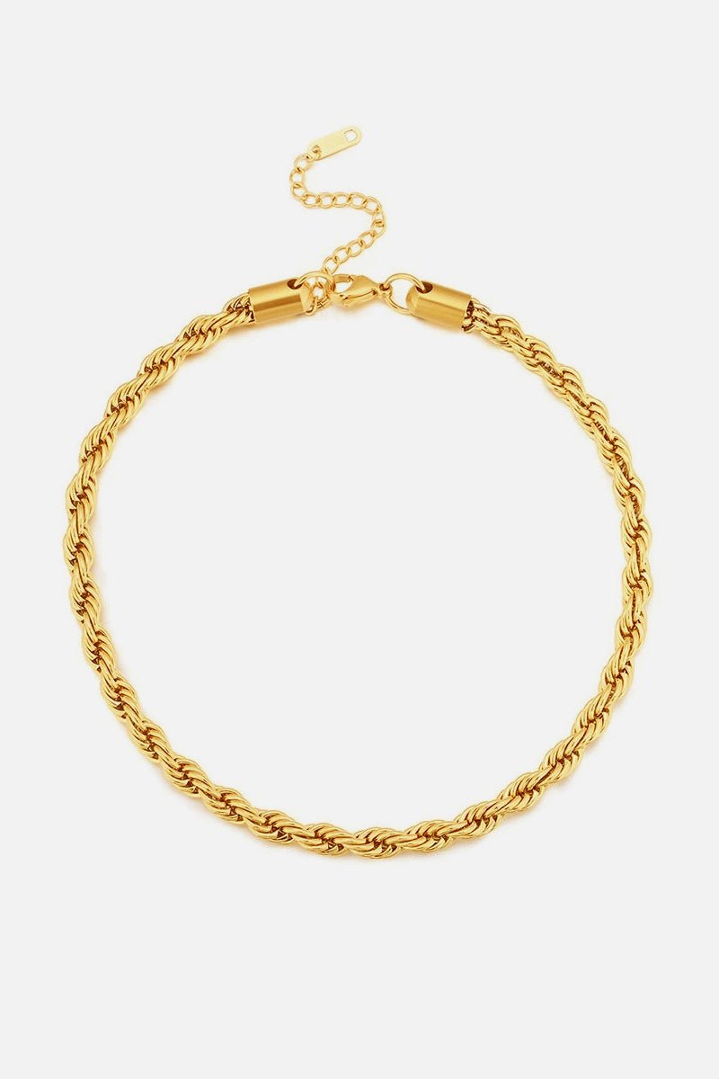 Twisted Chain Choker Necklace - Urbann-Vibe