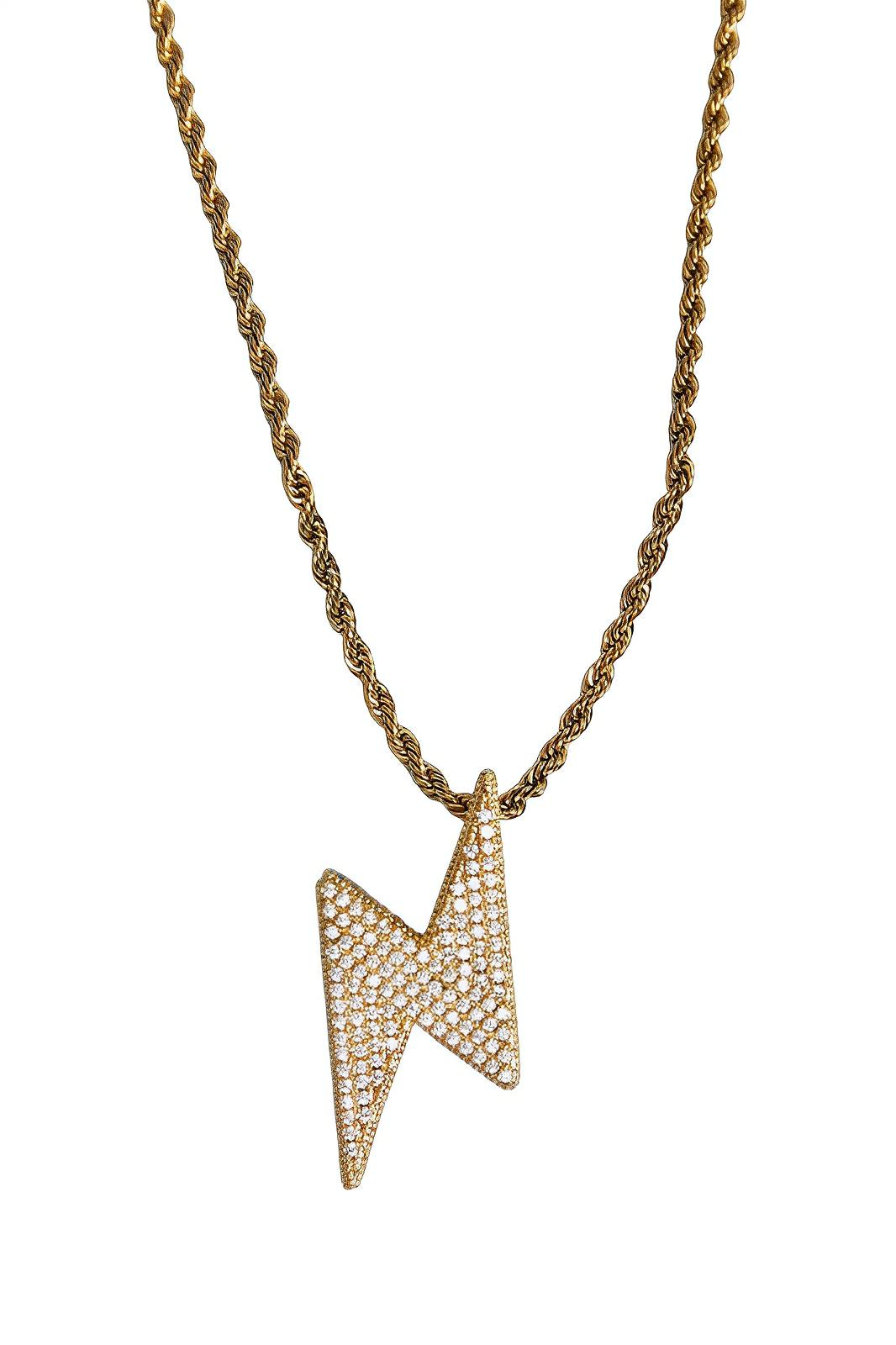 Twisted Chain Cubic Zirconia Necklace for Elegant Looks - Urbann-Vibe