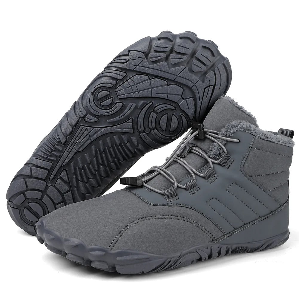 Primal high-top barefoot shoes wide toe box flexible fit for nature lovers winter trails