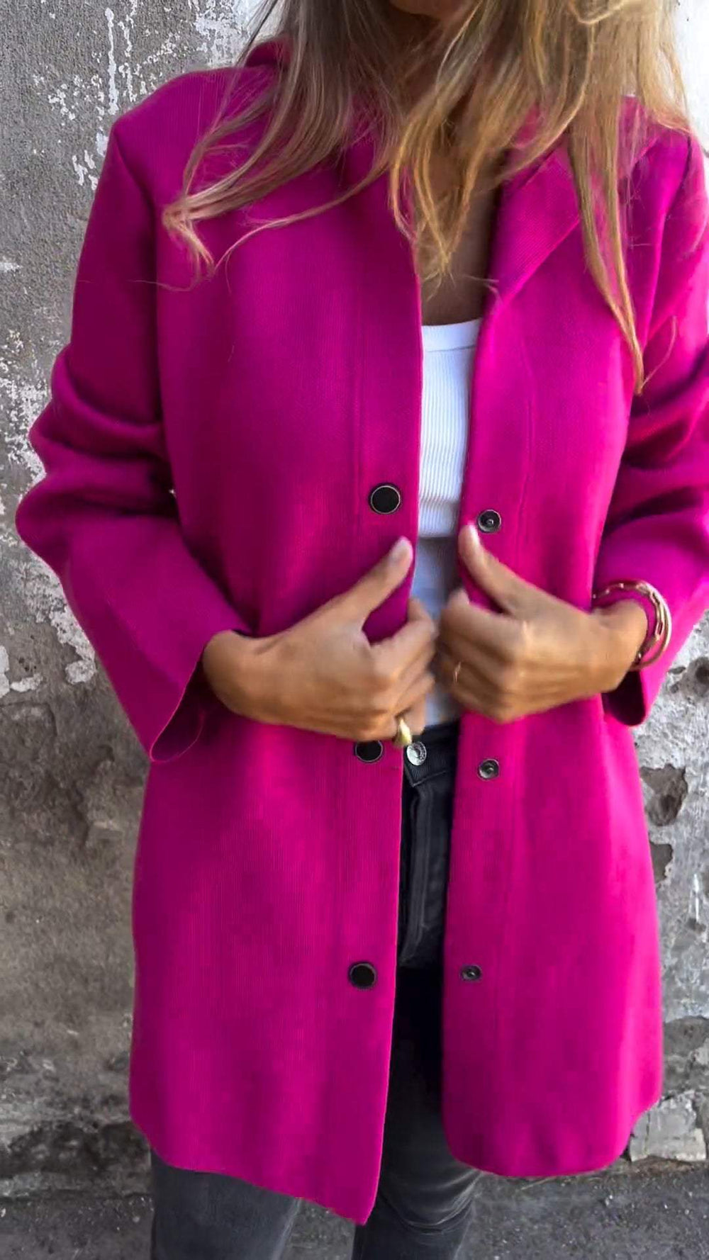 Women's cozy hooded cardigan in soft cotton blend with relaxed fit and button closure
