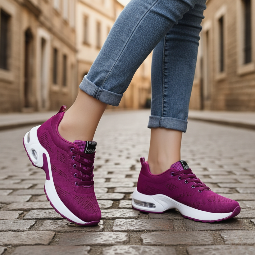 Women's breathable sports shoes lightweight durable outsole all-day support active comfort casual wear