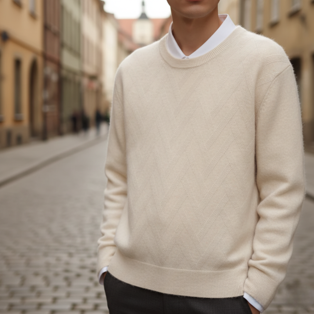 Men's argyle diamond pattern sweater in beige, blue, gray & burgundy, smart casual modern fit