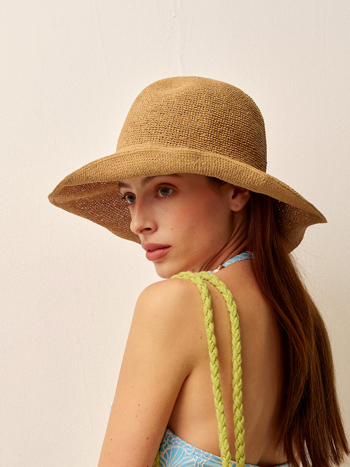 Wide Brim Straw Sun Hat - Urbann-Vibe