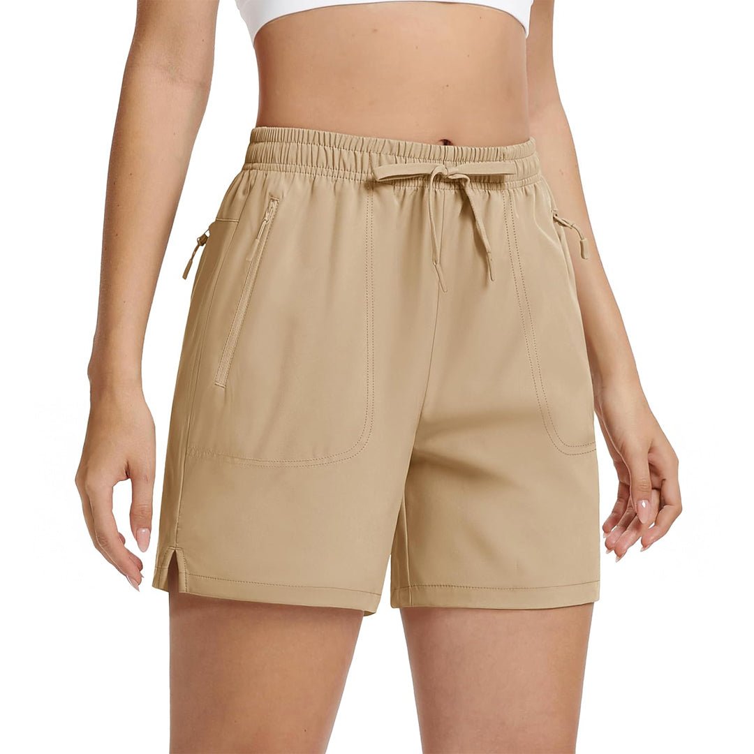 Women's 5-inch hiking shorts quick-dry lightweight UPF 50 breathable outdoor stretch fit