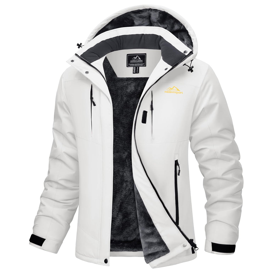 Women's insulated ski jacket waterproof fleece-lined winter snow coat windproof warm cold-weather