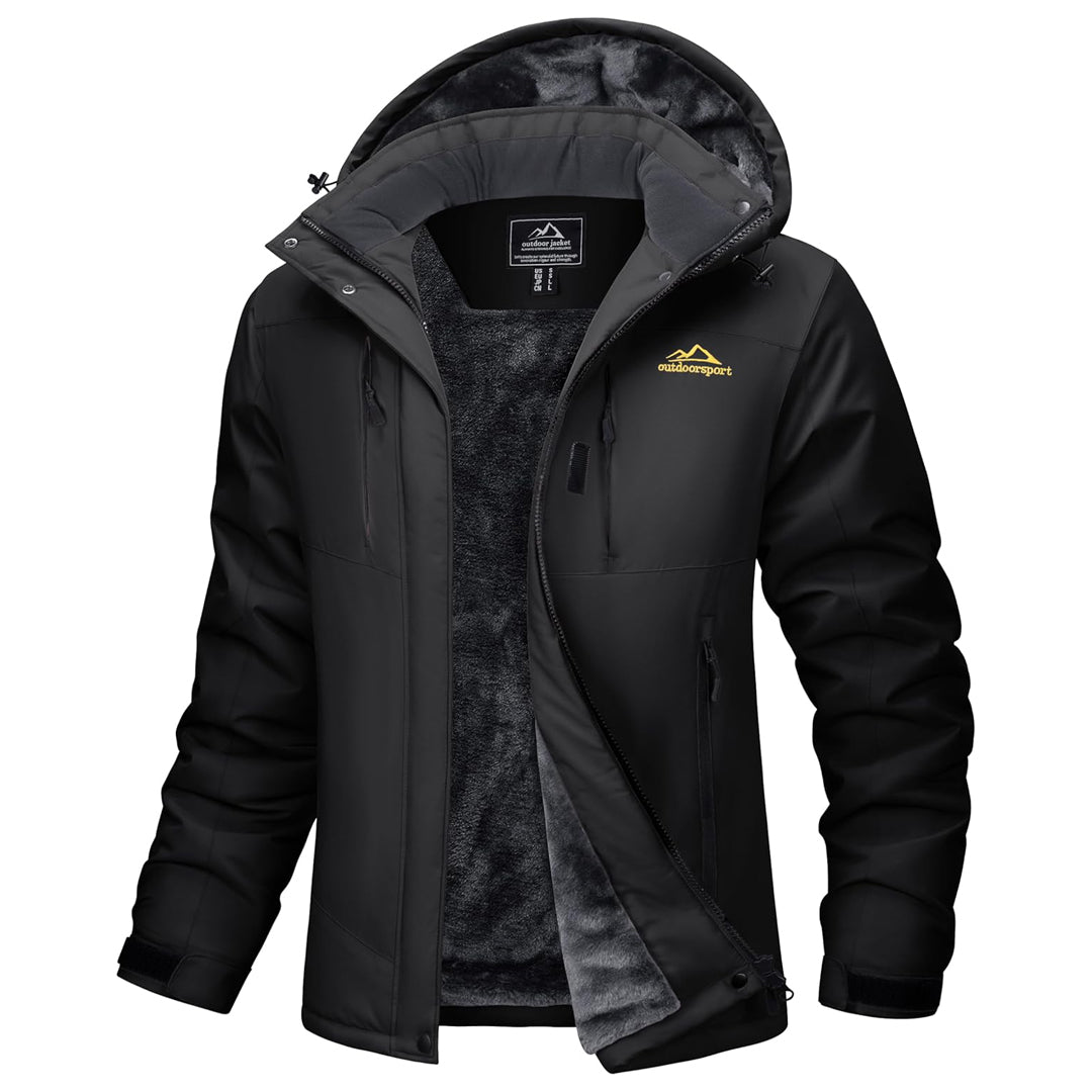 Women's insulated ski jacket waterproof fleece-lined winter snow coat windproof warm colorblock design