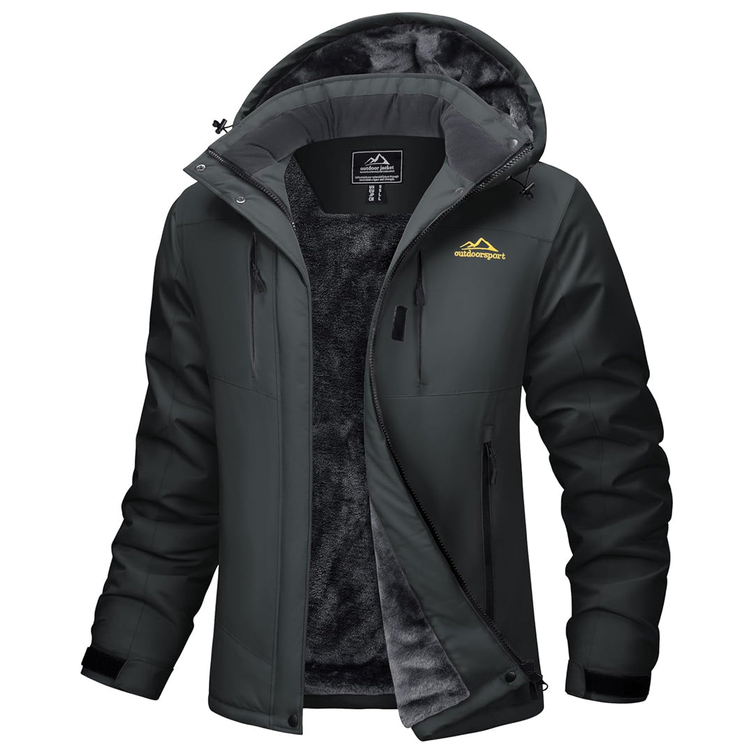Women's insulated ski jacket waterproof fleece-lined winter snow coat windproof warm cold-weather