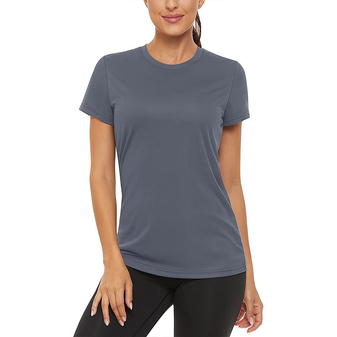 Women's UPF50 quick-dry outdoor activewear shirt lightweight sun protection for hiking yoga running