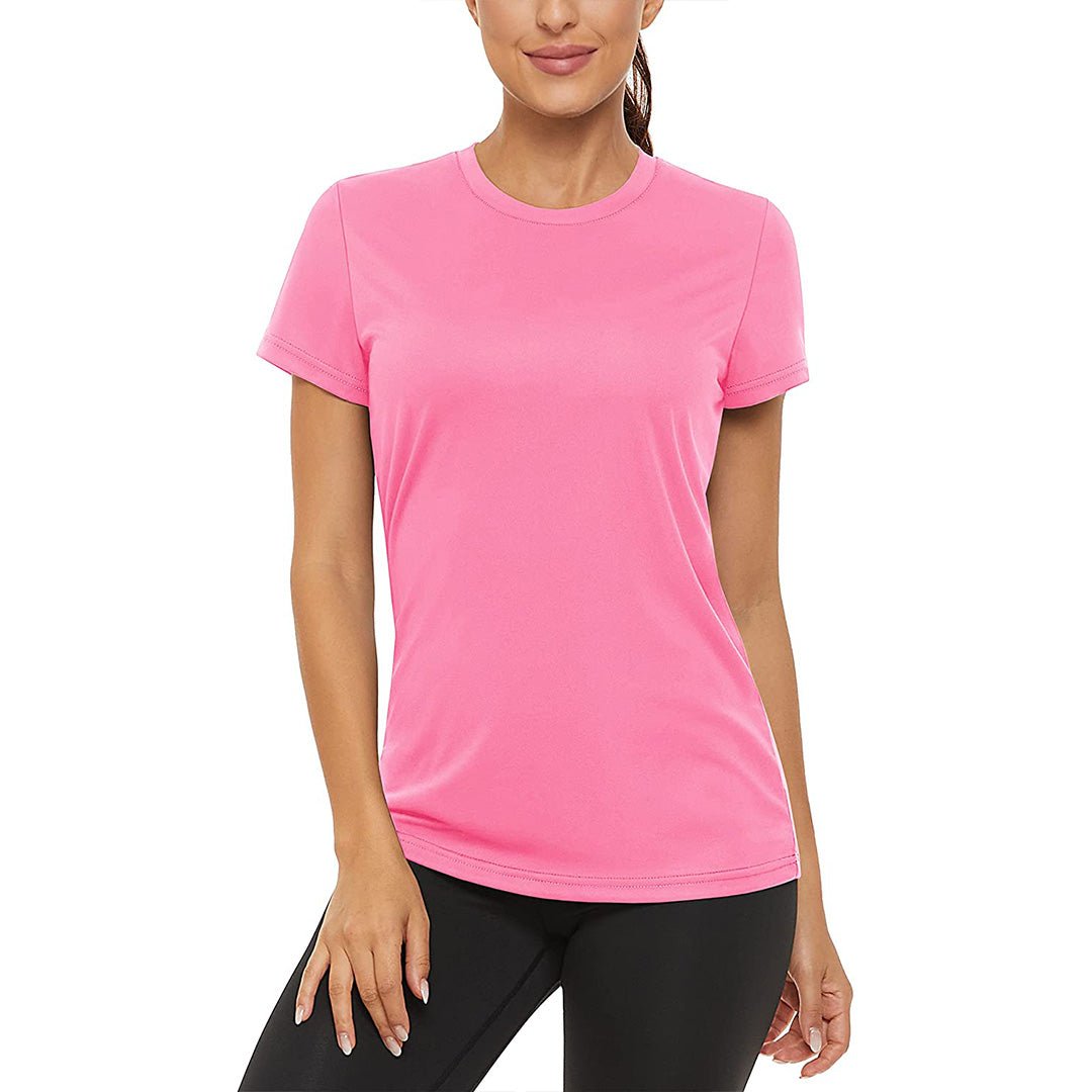 Women's UPF50 quick-dry sun protection activewear shirt for hiking yoga running outdoor workouts