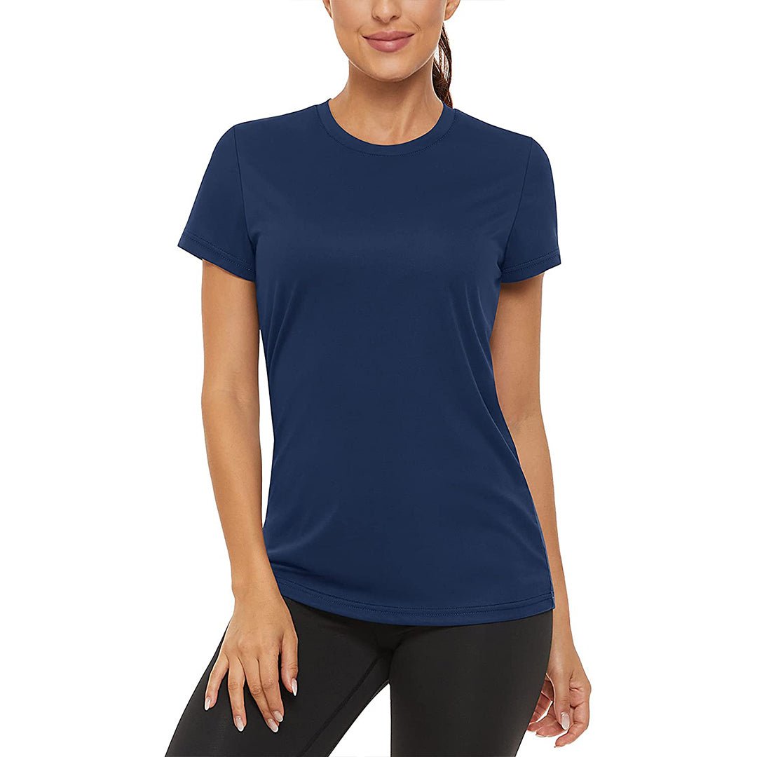 Women's UPF50 quick-dry outdoor athletic shirt lightweight sun protection activewear for yoga hiking