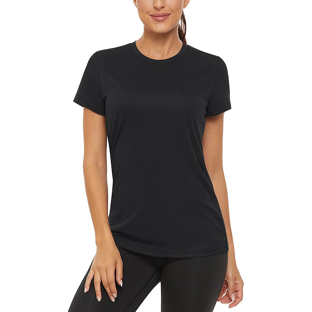 Women's UPF50 quick-dry outdoor activewear shirt lightweight sun protection for hiking yoga running