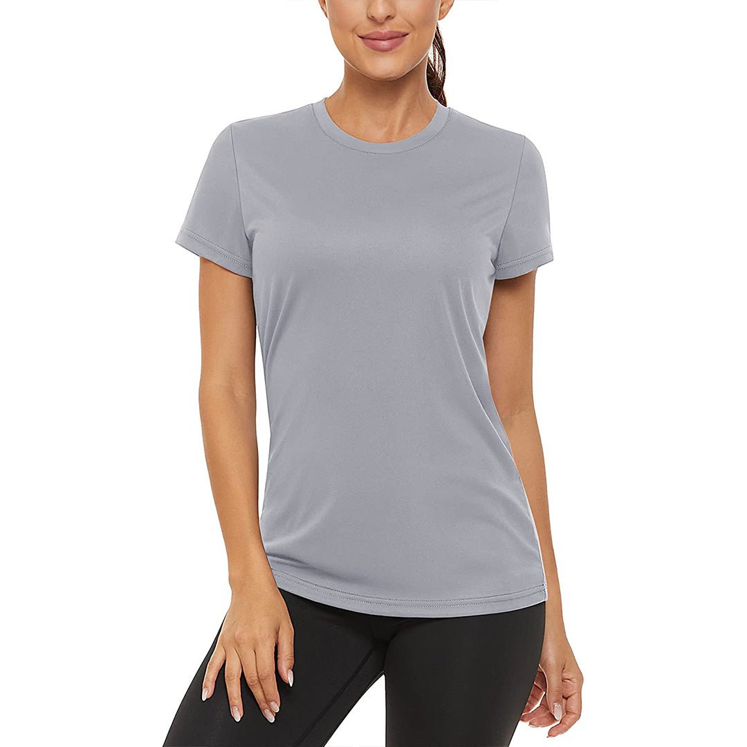 Women's UPF50 quick-dry outdoor activewear shirt lightweight sun protection for yoga hiking running