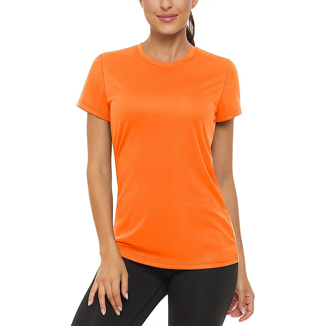 Women's UPF50 quick-dry sun protection activewear shirt for hiking yoga running outdoor fitness