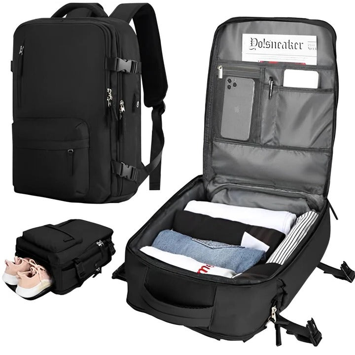 Women's travel backpack smart organizer durable design for active commuters and travelers