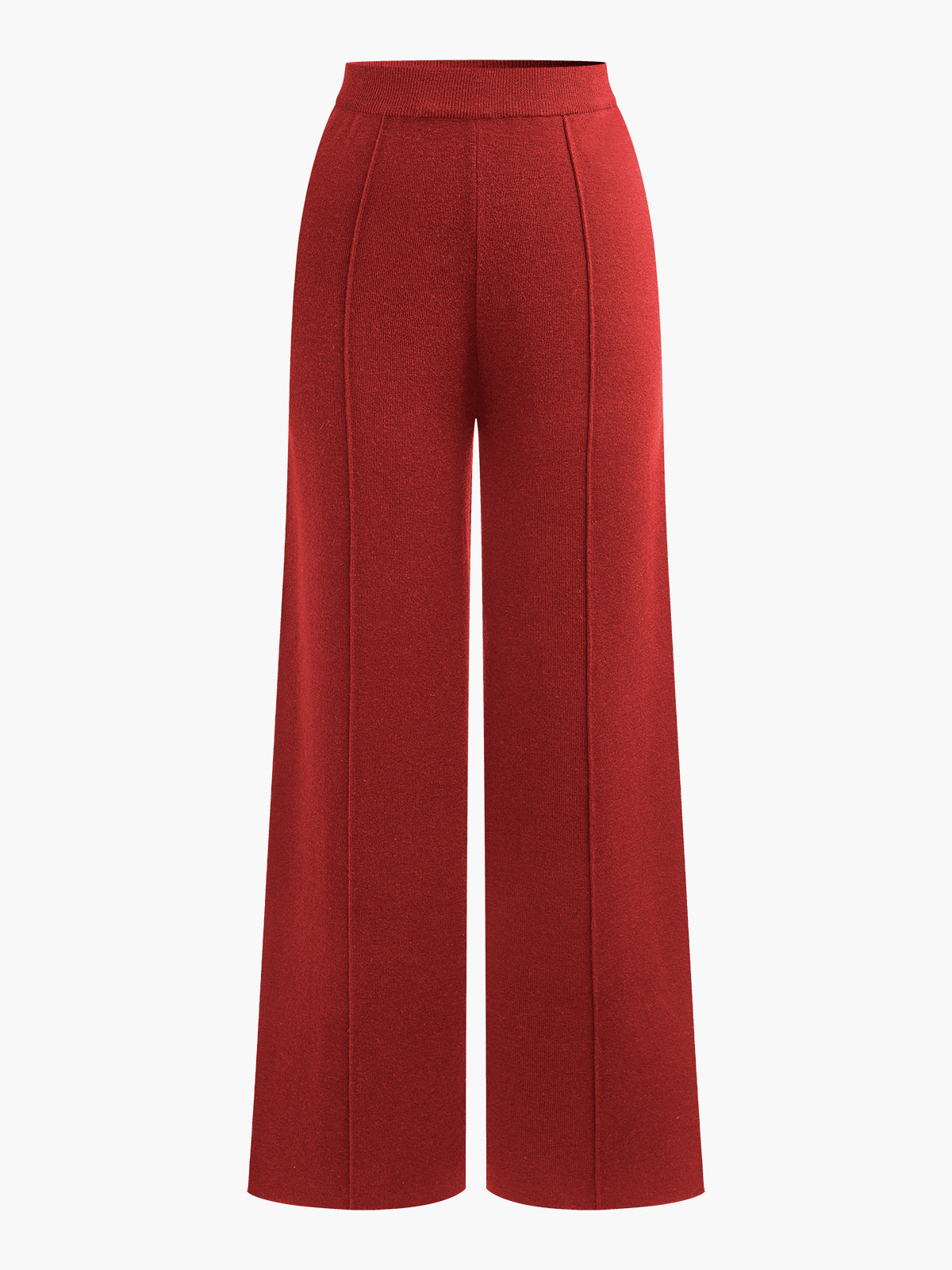 Women's wool-blend high-waist skinny pants with elegant piping detail for work and leisure
