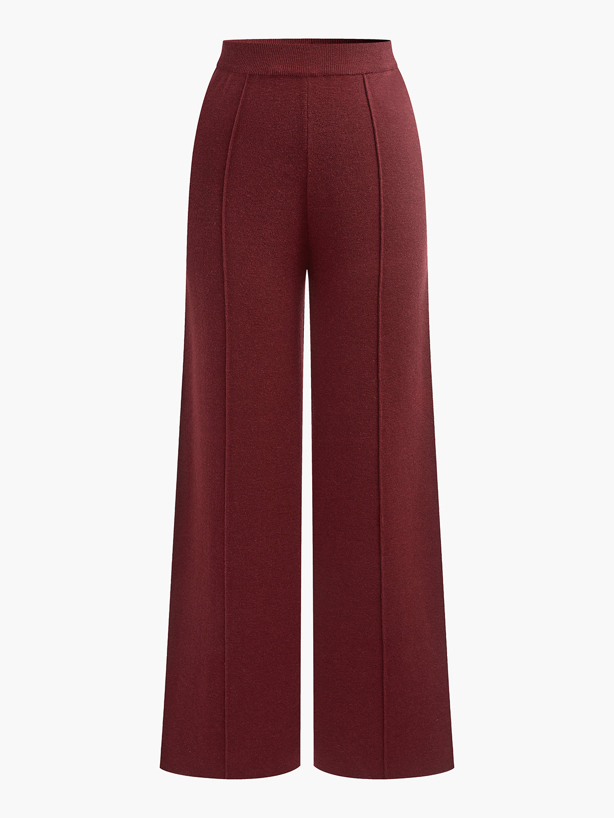 Women's wool-blend high-waist skinny pants with contrast piping trim for work and leisure