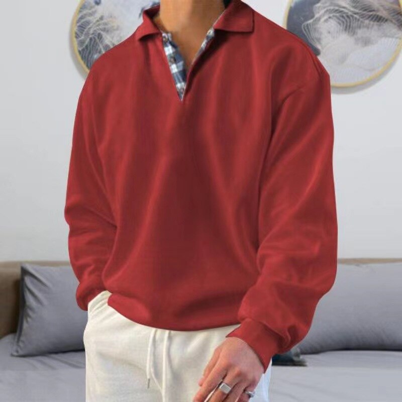 Benedikt men's lightweight breathable knit sweater in relaxed summer fit for casual versatile wear